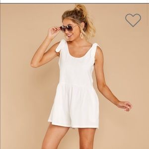 NWT Summertime Association White Romper